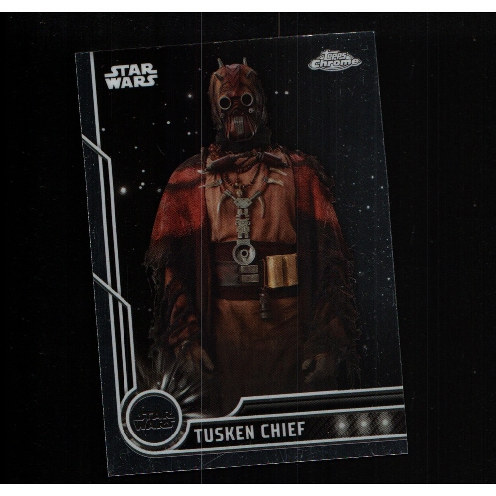 2023 Topps Star Wars Chrome #94 Tusken Chief - Auto Refractor! Xavier Jimenez